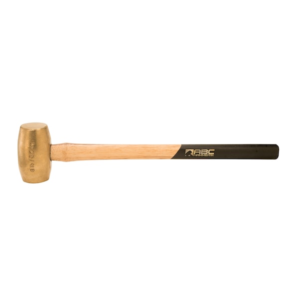 8 lb. Brass Hammer with 24" Wood Handle